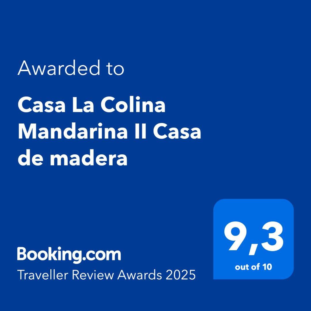 Tahal Casa La Colina Mandarina II Casa De Madera 빌라 외부 사진